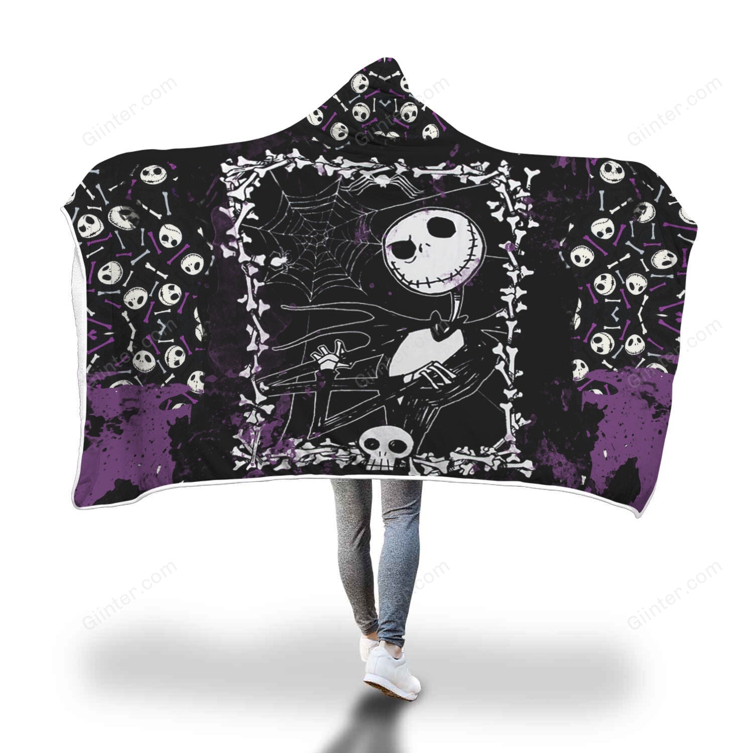 Jack Skellington Hooded Blanket 237
