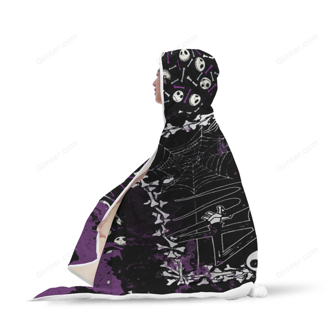 Jack Skellington Hooded Blanket 237