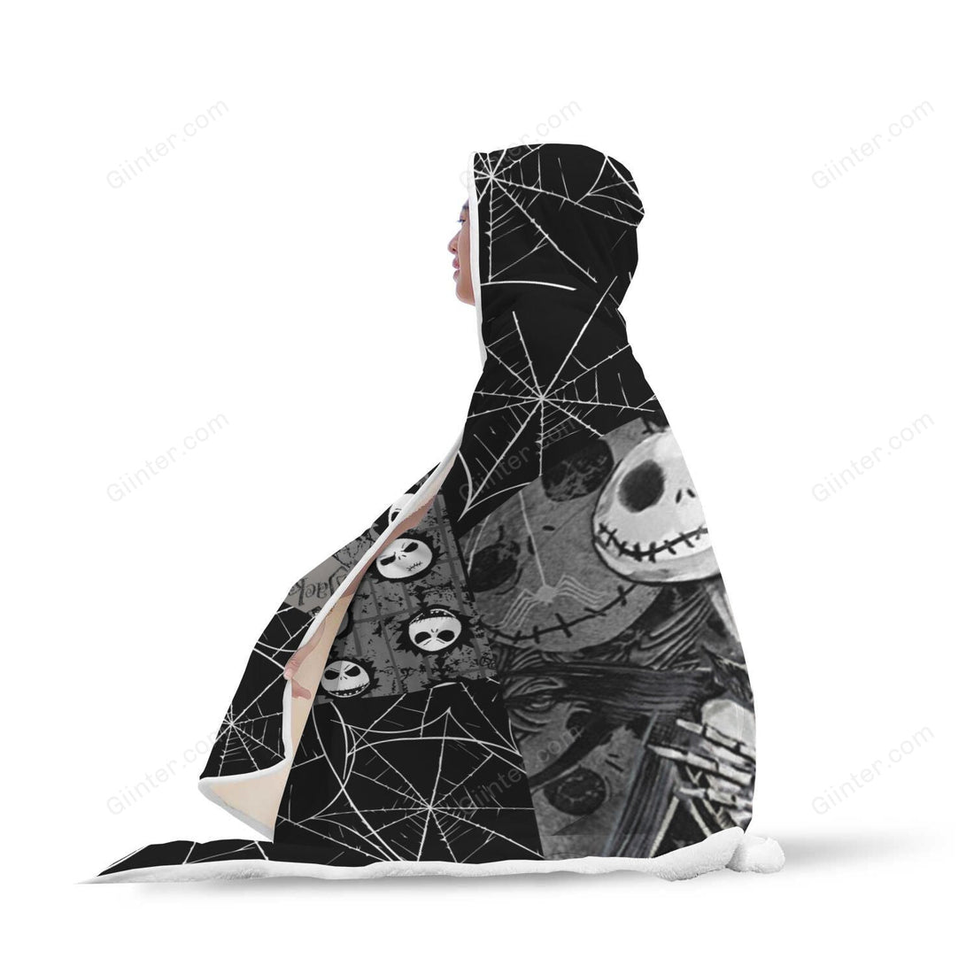 Jack Skellington Hooded Blanket 239
