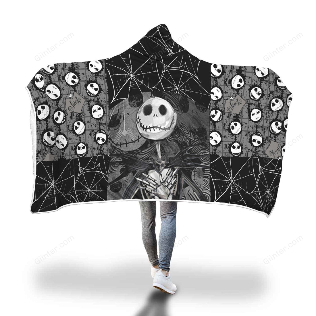 Jack Skellington Hooded Blanket 239