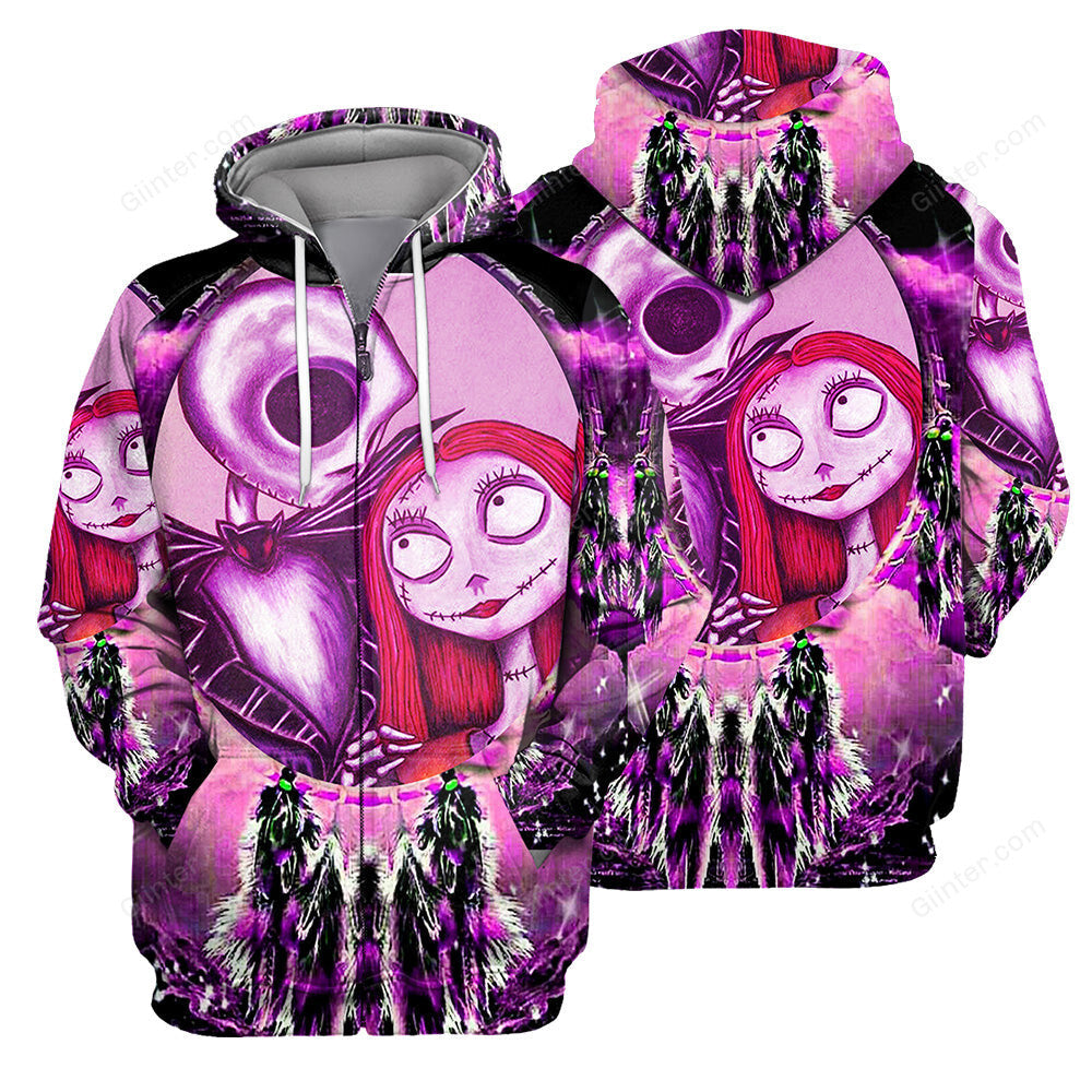 Jack Skellington Hoodie 3D All Over Printed Shirts For Men And Women 461