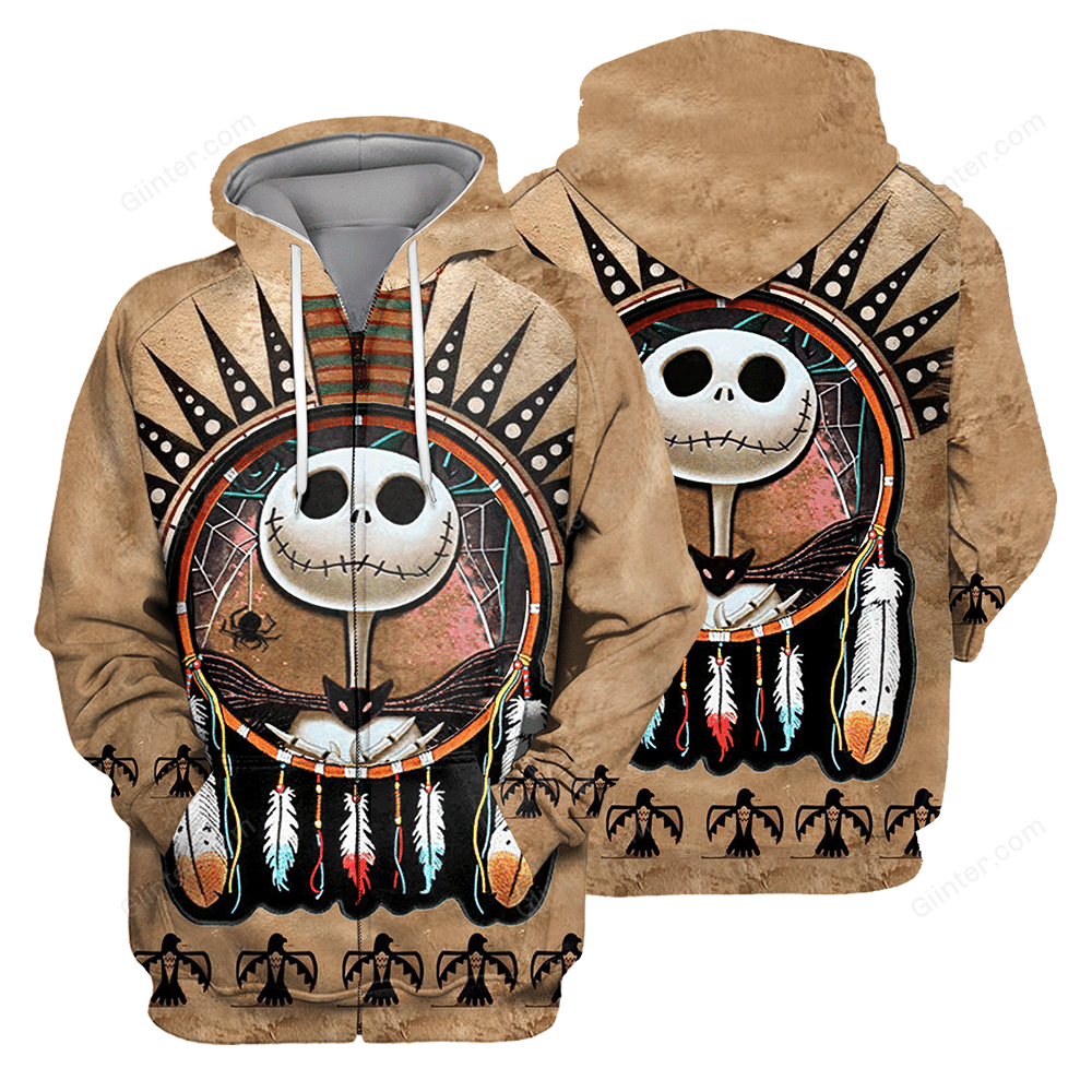 Jack Skellington Hoodie 3D All Over Printed Shirts For Men And Women 463