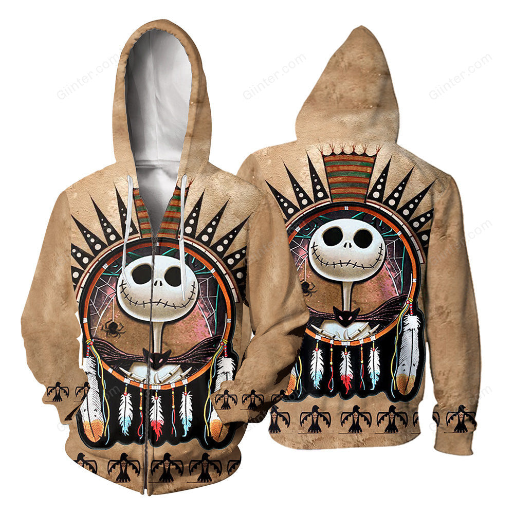 Jack Skellington Hoodie 3D All Over Printed Shirts For Men And Women 463