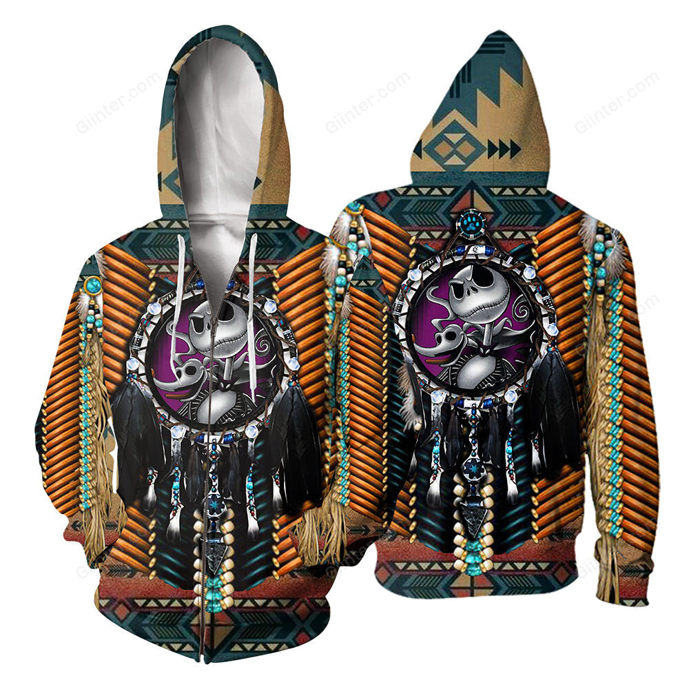 Jack Skellington Hoodie 3D All Over Printed Shirts For Men And Women 464