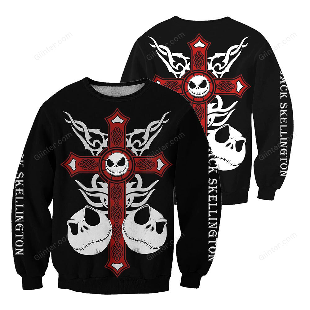 Jack Skellington Hoodie 3D All Over Printed Shirts For Men And Women 466