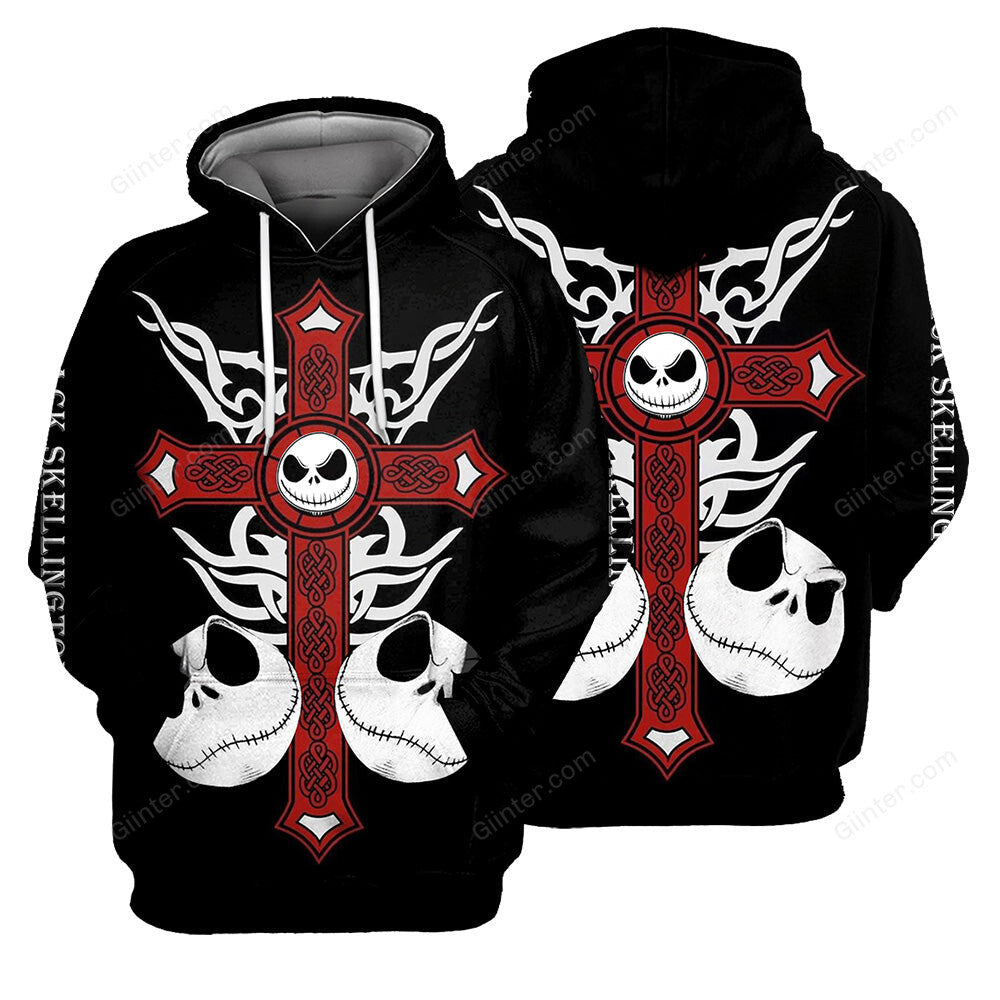 Jack Skellington Hoodie 3D All Over Printed Shirts For Men And Women 466