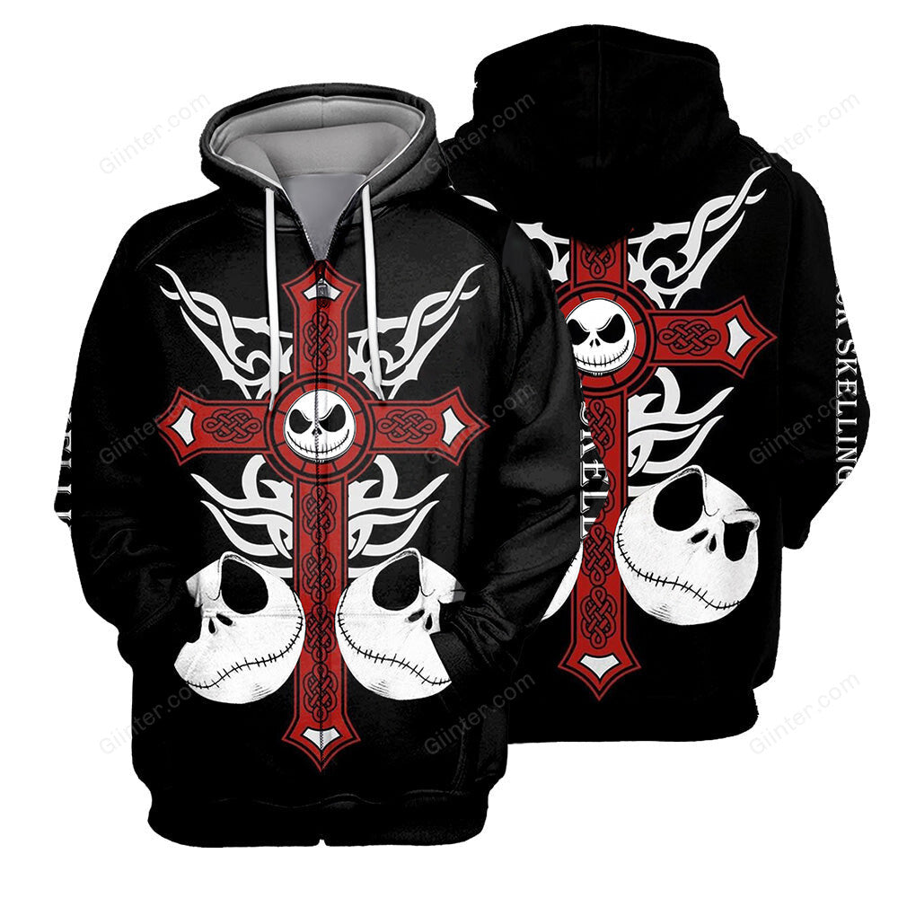 Jack Skellington Hoodie 3D All Over Printed Shirts For Men And Women 466