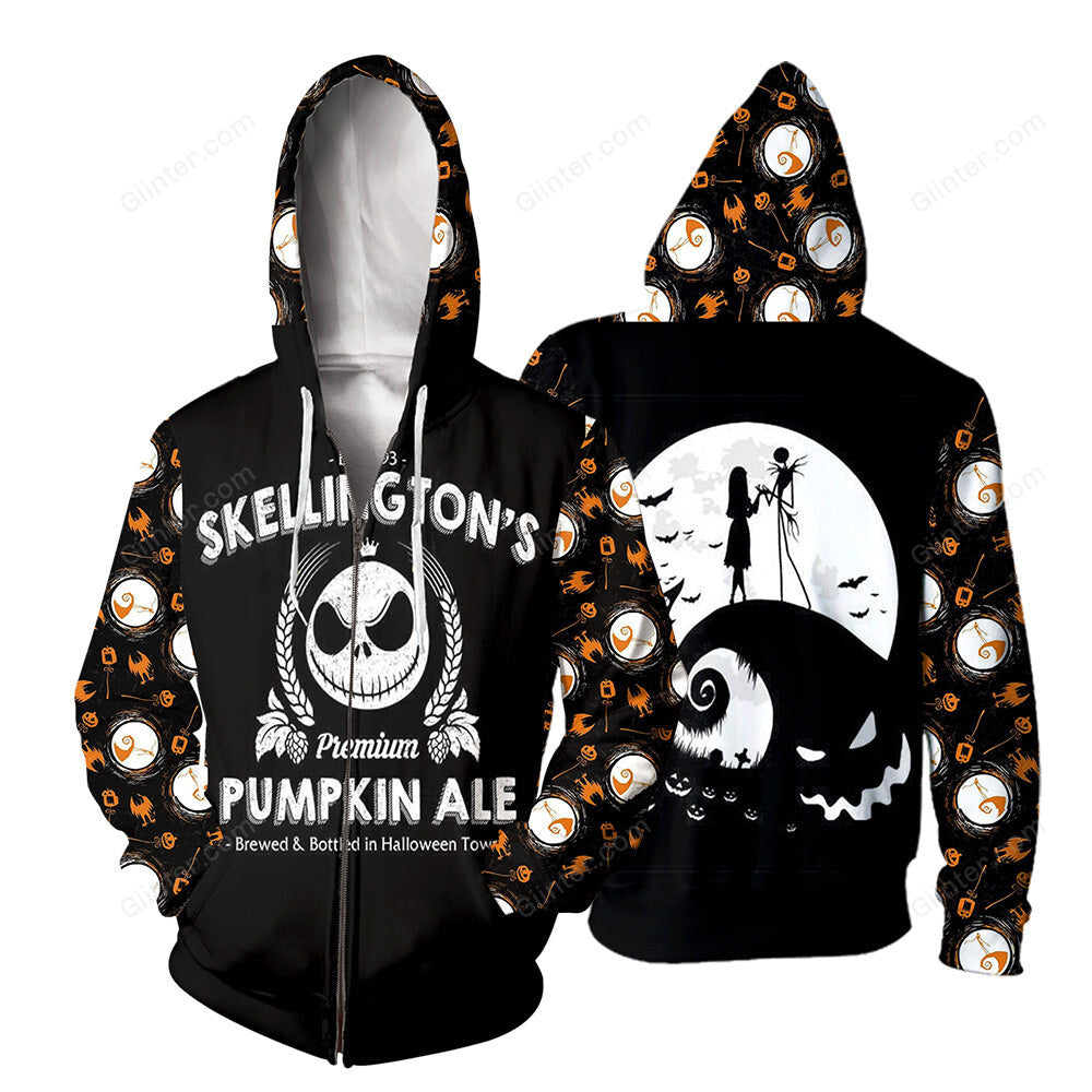 Jack Skellington Hoodie 3D All Over Printed Shirts For Men And Women 477