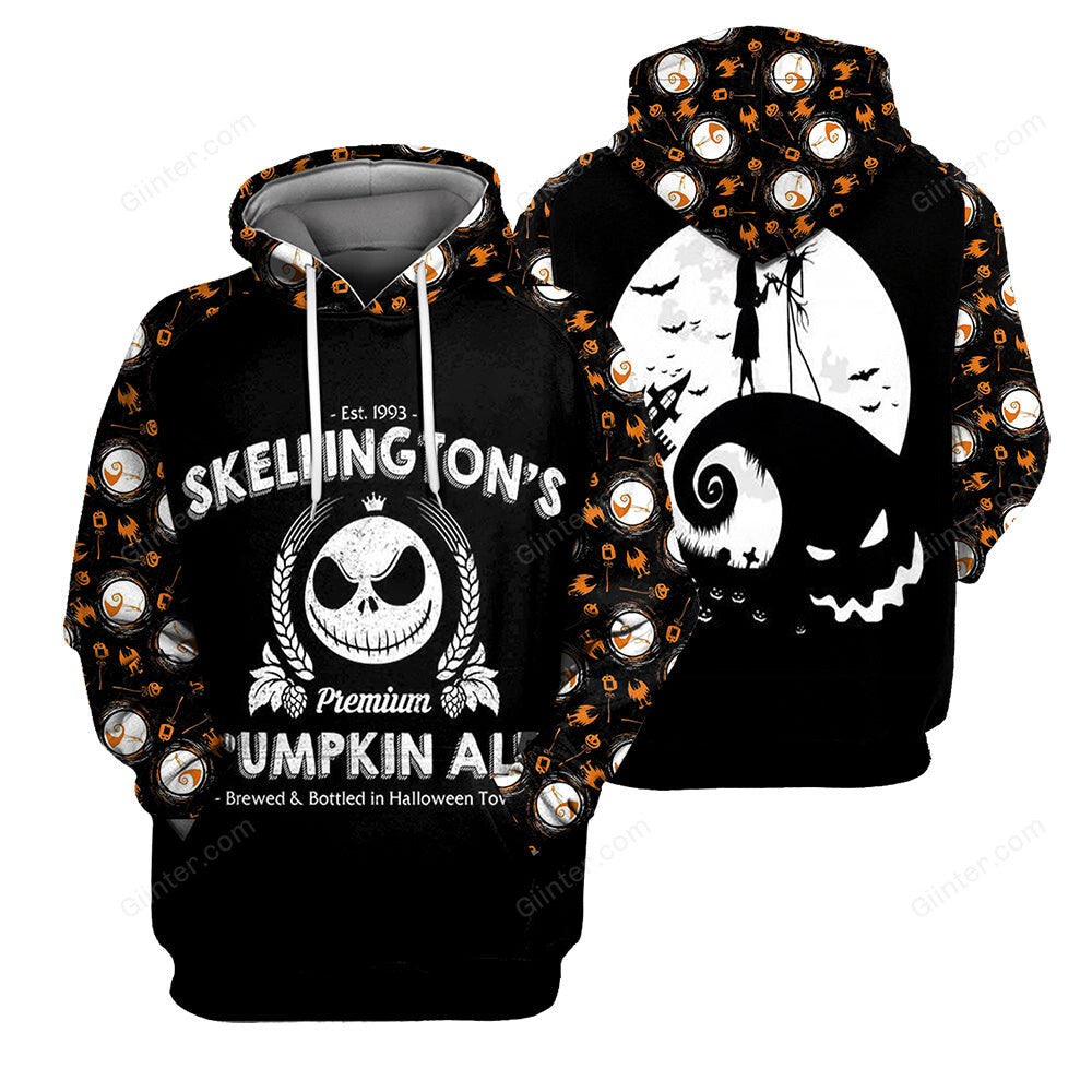 Jack Skellington Hoodie 3D All Over Printed Shirts For Men And Women 477