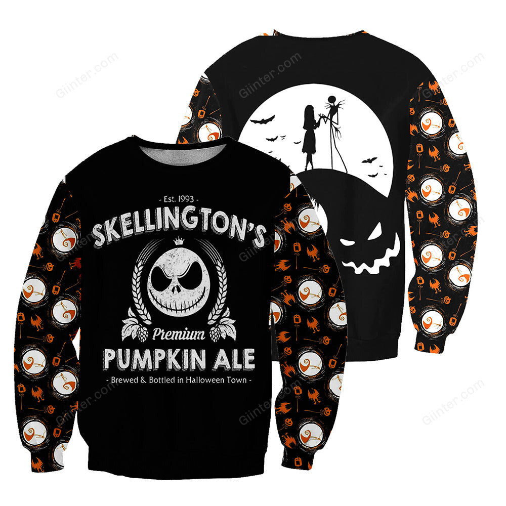 Jack Skellington Hoodie 3D All Over Printed Shirts For Men And Women 477