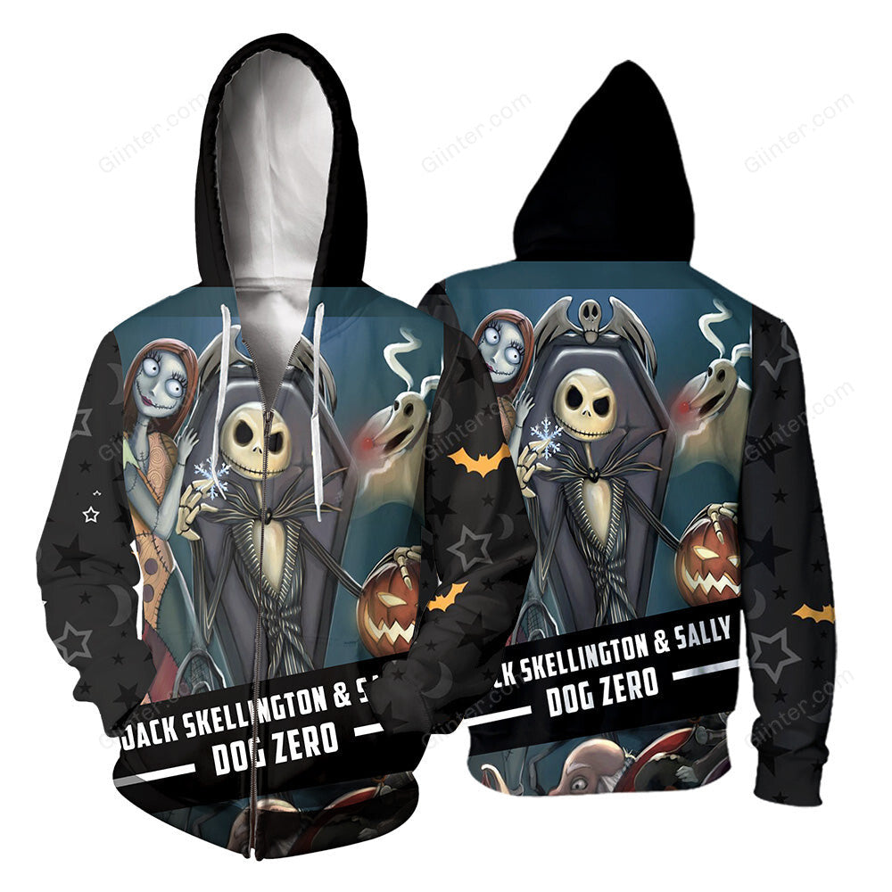 Jack Skellington Hoodie 3D All Over Printed Shirts For Men And Women 481