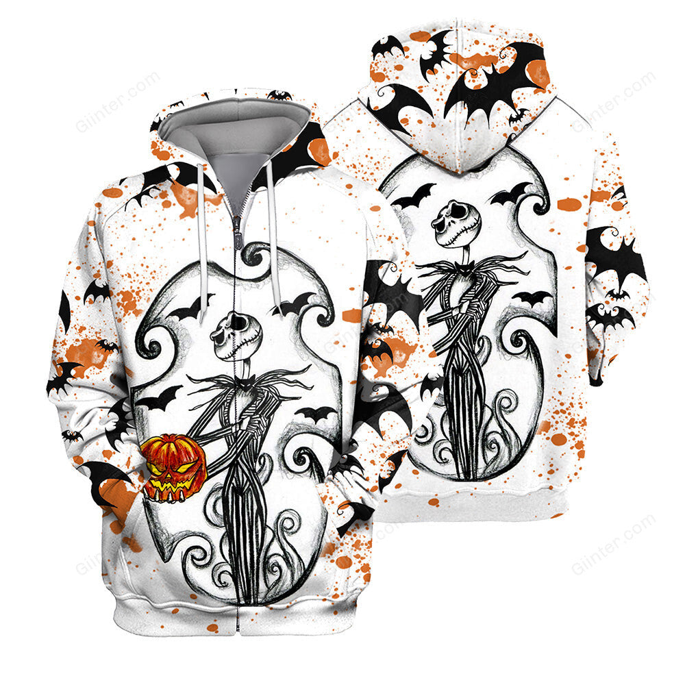Jack Skellington Hoodie 3D All Over Printed Shirts For Men And Women 482
