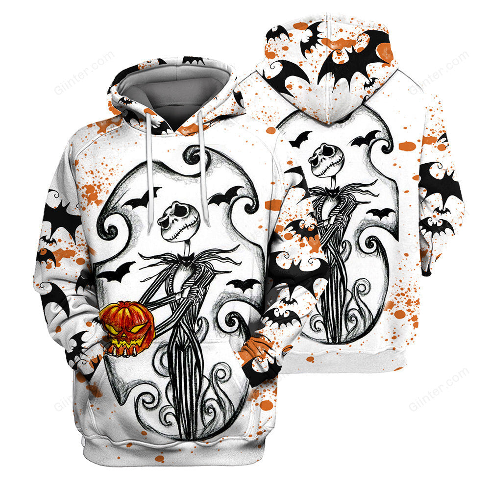 Jack Skellington Hoodie 3D All Over Printed Shirts For Men And Women 482