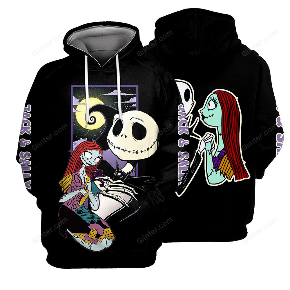 Jack Skellington Hoodie 3D All Over Printed Shirts For Men And Women 485