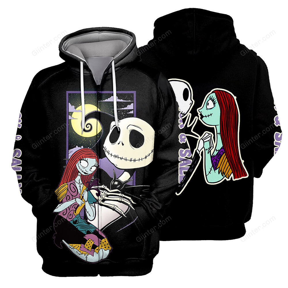 Jack Skellington Hoodie 3D All Over Printed Shirts For Men And Women 485