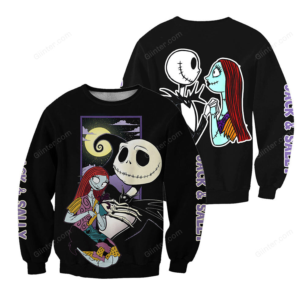 Jack Skellington Hoodie 3D All Over Printed Shirts For Men And Women 485