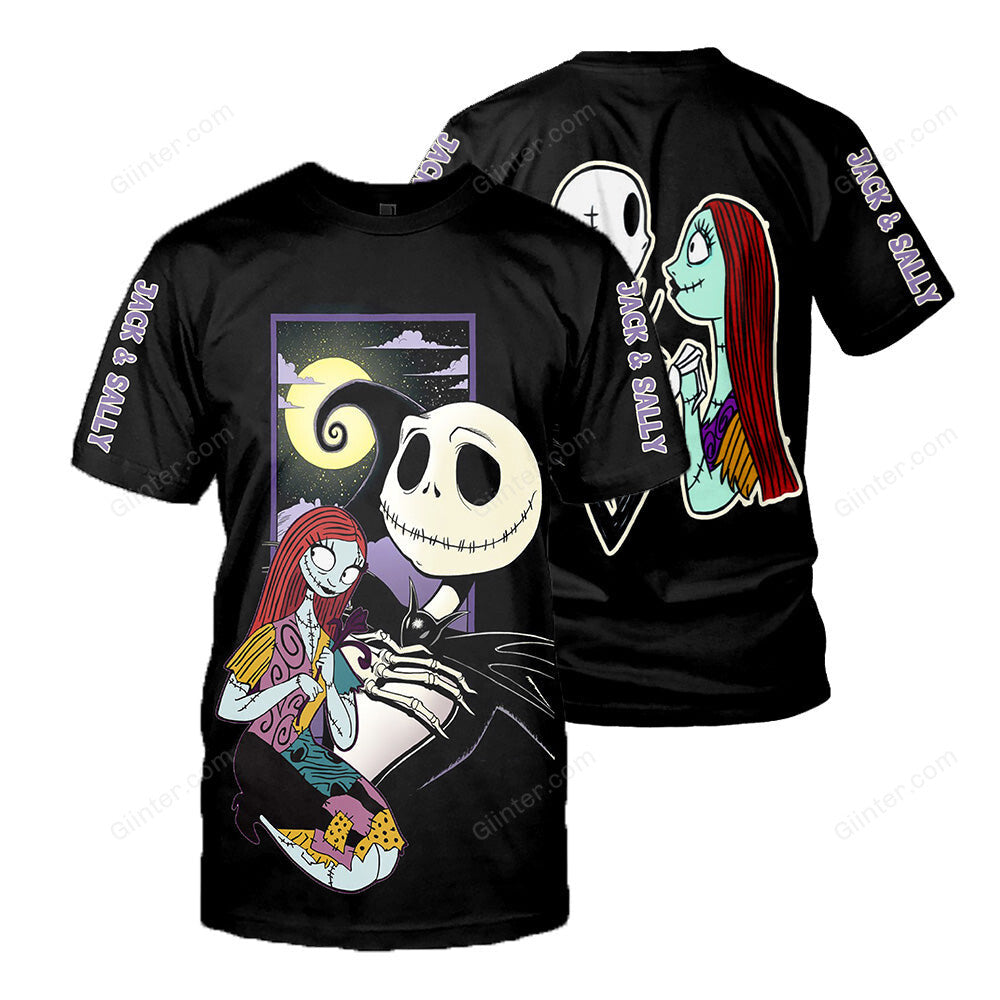 Jack Skellington Hoodie 3D All Over Printed Shirts For Men And Women 485
