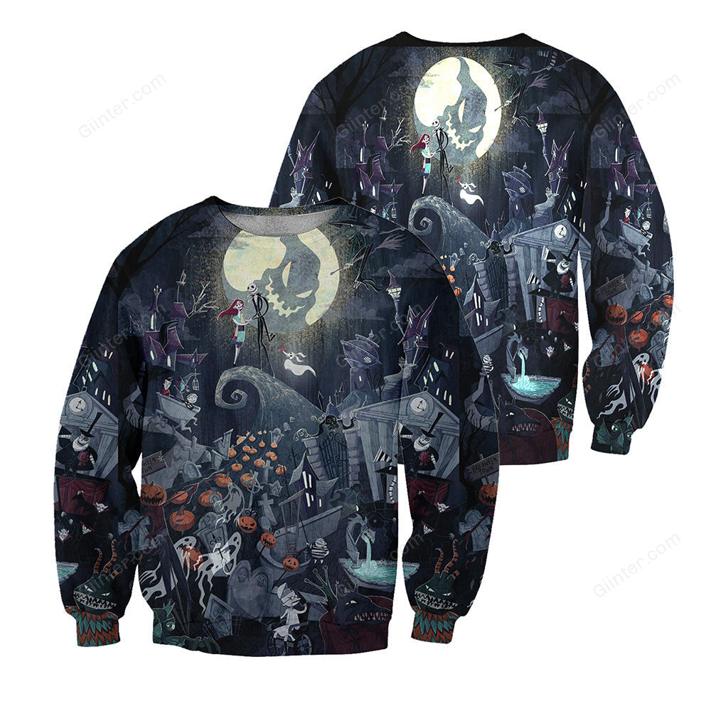 Jack Skellington Hoodie 3D All Over Printed Shirts For Men And Women 486