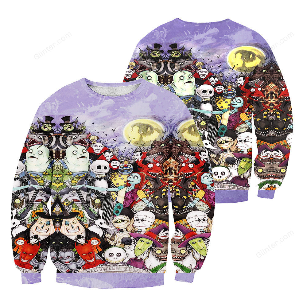 Jack Skellington Hoodie 3D All Over Printed Shirts For Men And Women 487