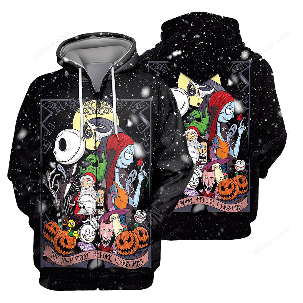 Jack Skellington Hoodie 3D All Over Printed Shirts For Men And Women 488