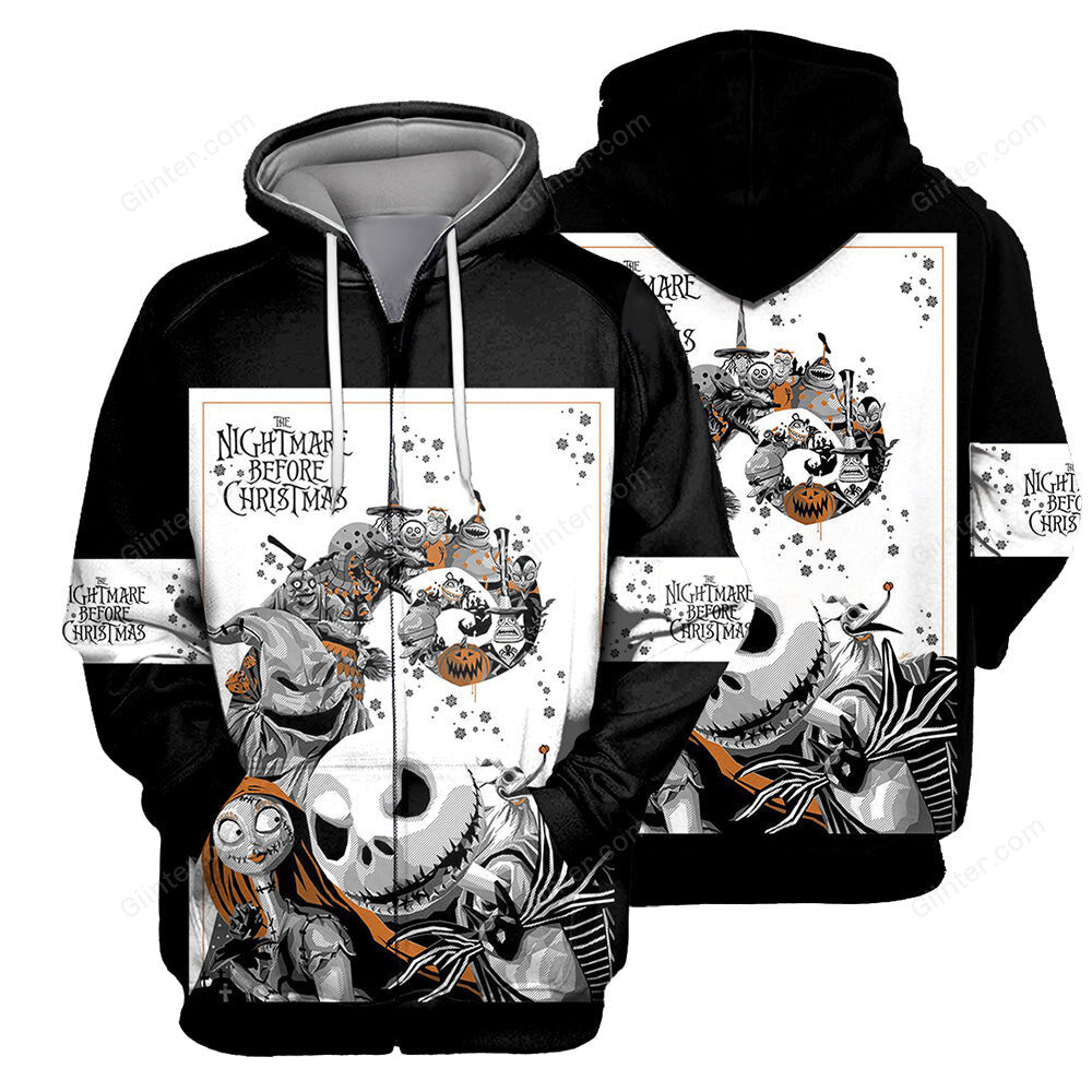 Jack Skellington Hoodie 3D All Over Printed Shirts For Men And Women 489