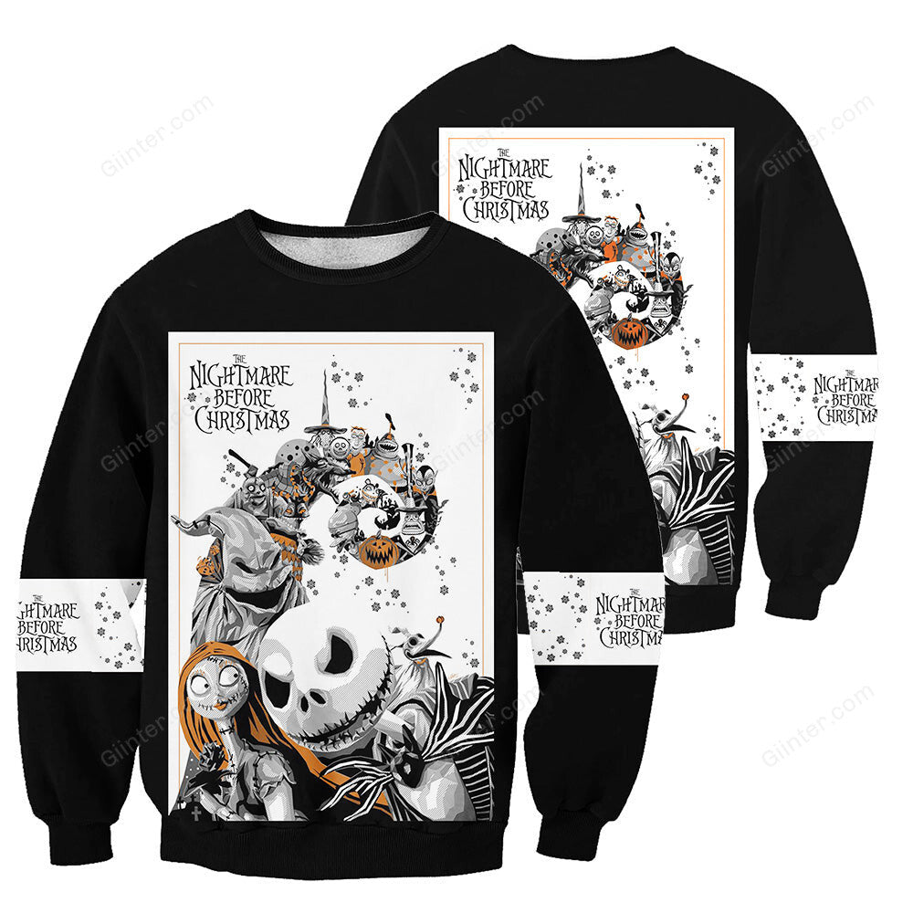 Jack Skellington Hoodie 3D All Over Printed Shirts For Men And Women 489