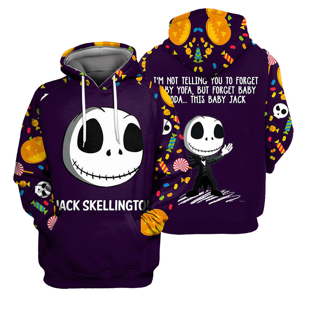 Jack Skellington Hoodie 3D All Over Printed Shirts For Men And Women 490