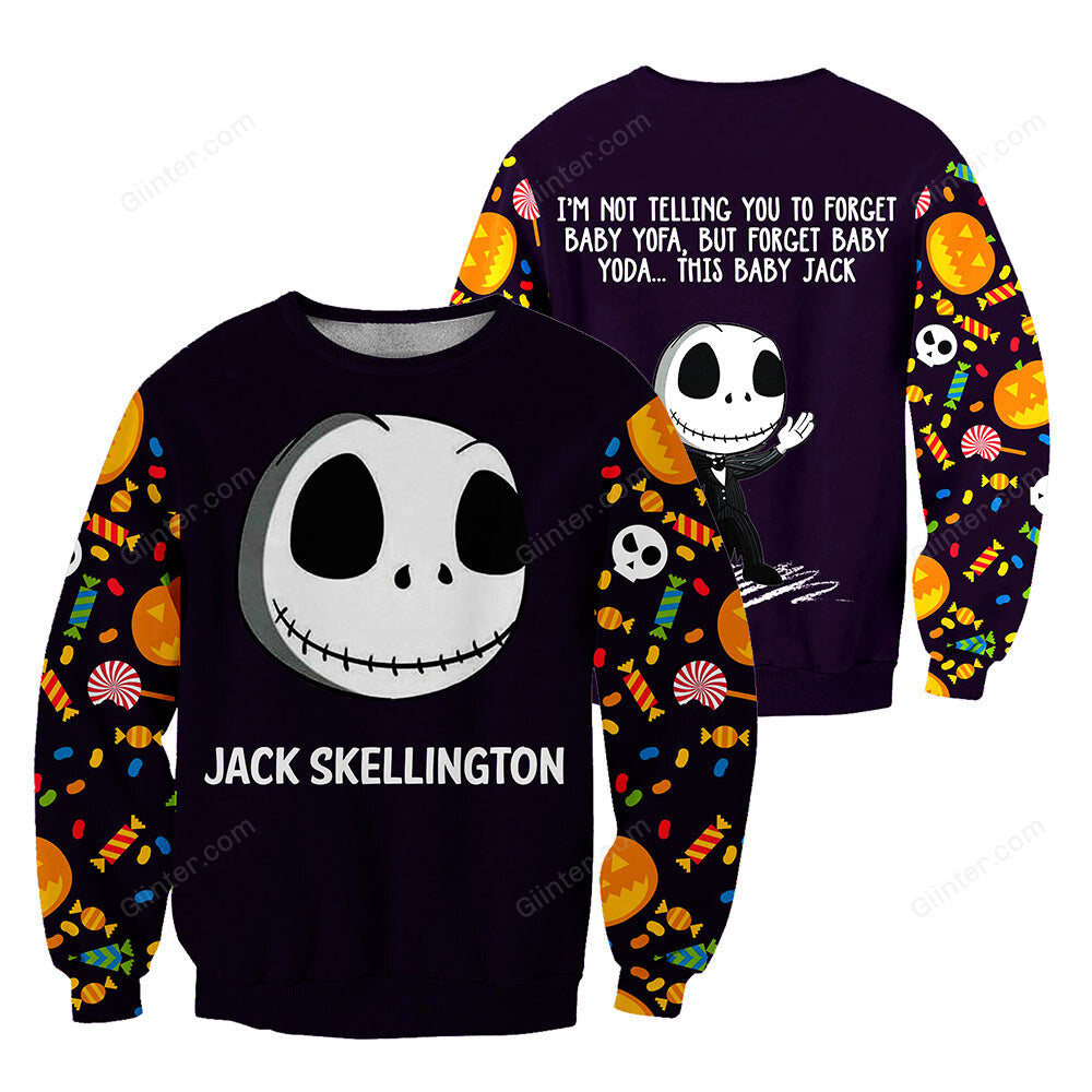 Jack Skellington Hoodie 3D All Over Printed Shirts For Men And Women 490
