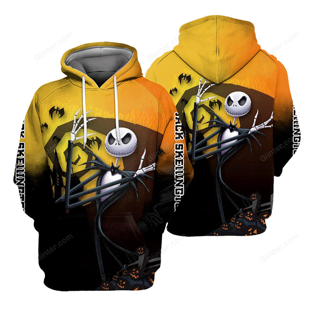 Jack Skellington Hoodie 3D All Over Printed Shirts For Men And Women 494