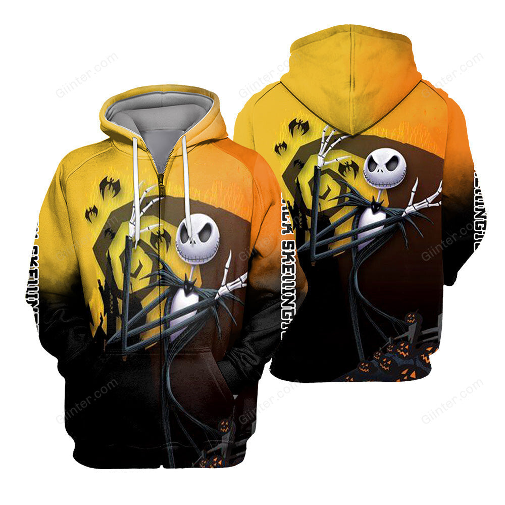 Jack Skellington Hoodie 3D All Over Printed Shirts For Men And Women 494