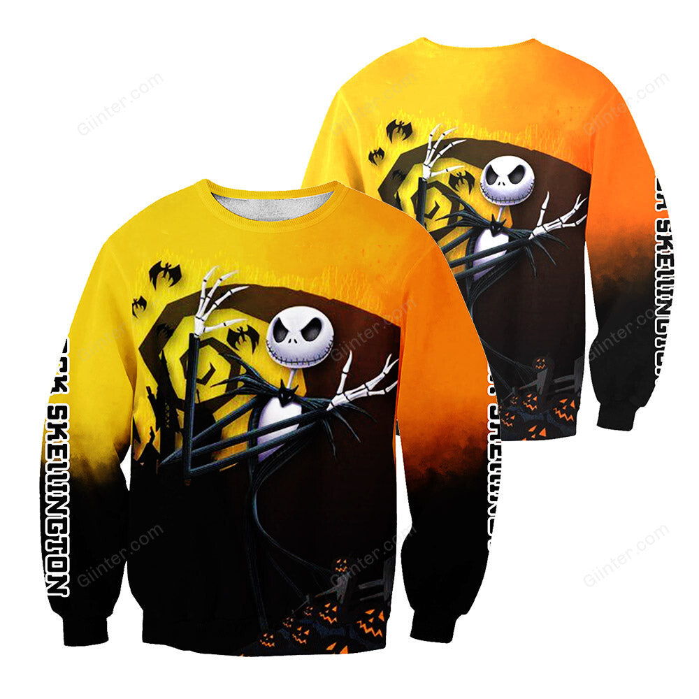 Jack Skellington Hoodie 3D All Over Printed Shirts For Men And Women 494