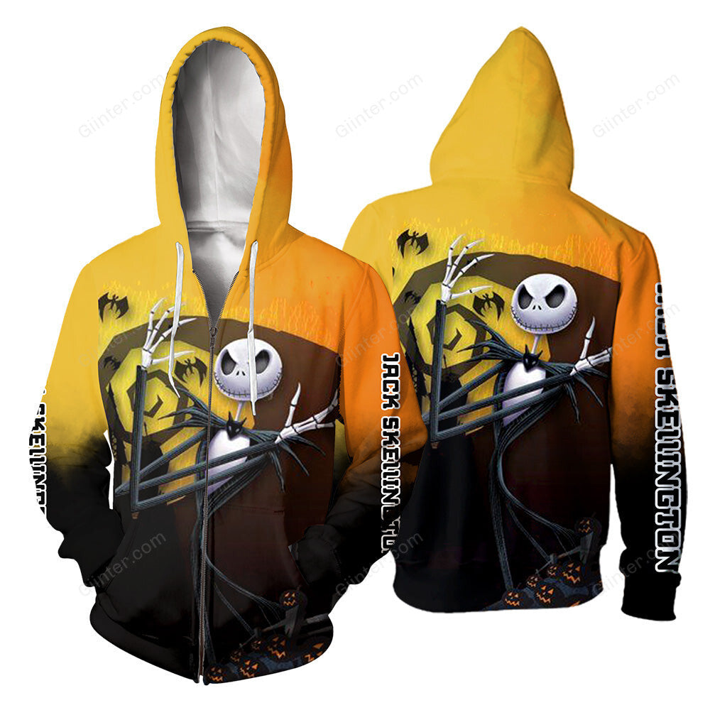 Jack Skellington Hoodie 3D All Over Printed Shirts For Men And Women 494