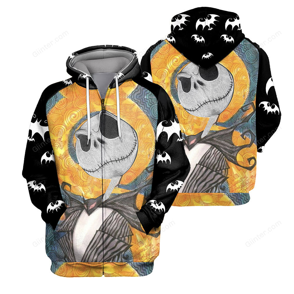 Jack Skellington Hoodie 3D All Over Printed Shirts For Men And Women 495