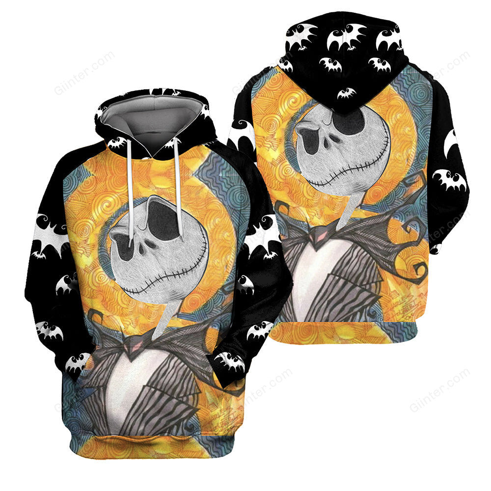 Jack Skellington Hoodie 3D All Over Printed Shirts For Men And Women 495