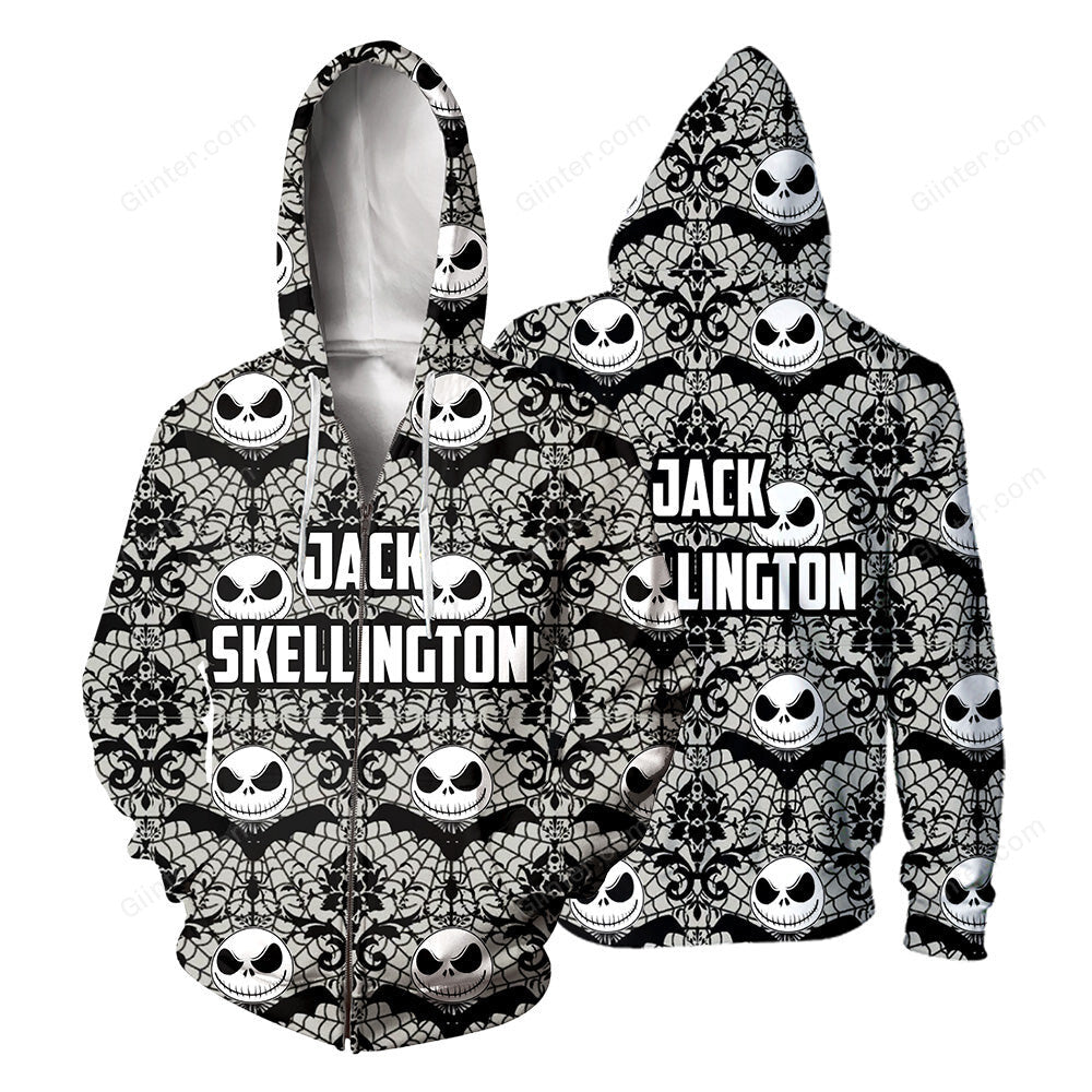 Jack Skellington Hoodie 3D All Over Printed Shirts For Men And Women 496