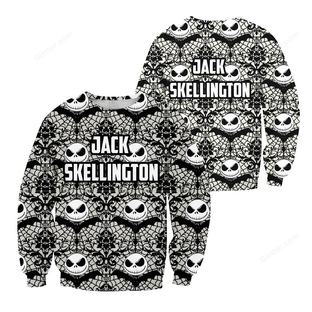Jack Skellington Hoodie 3D All Over Printed Shirts For Men And Women 496