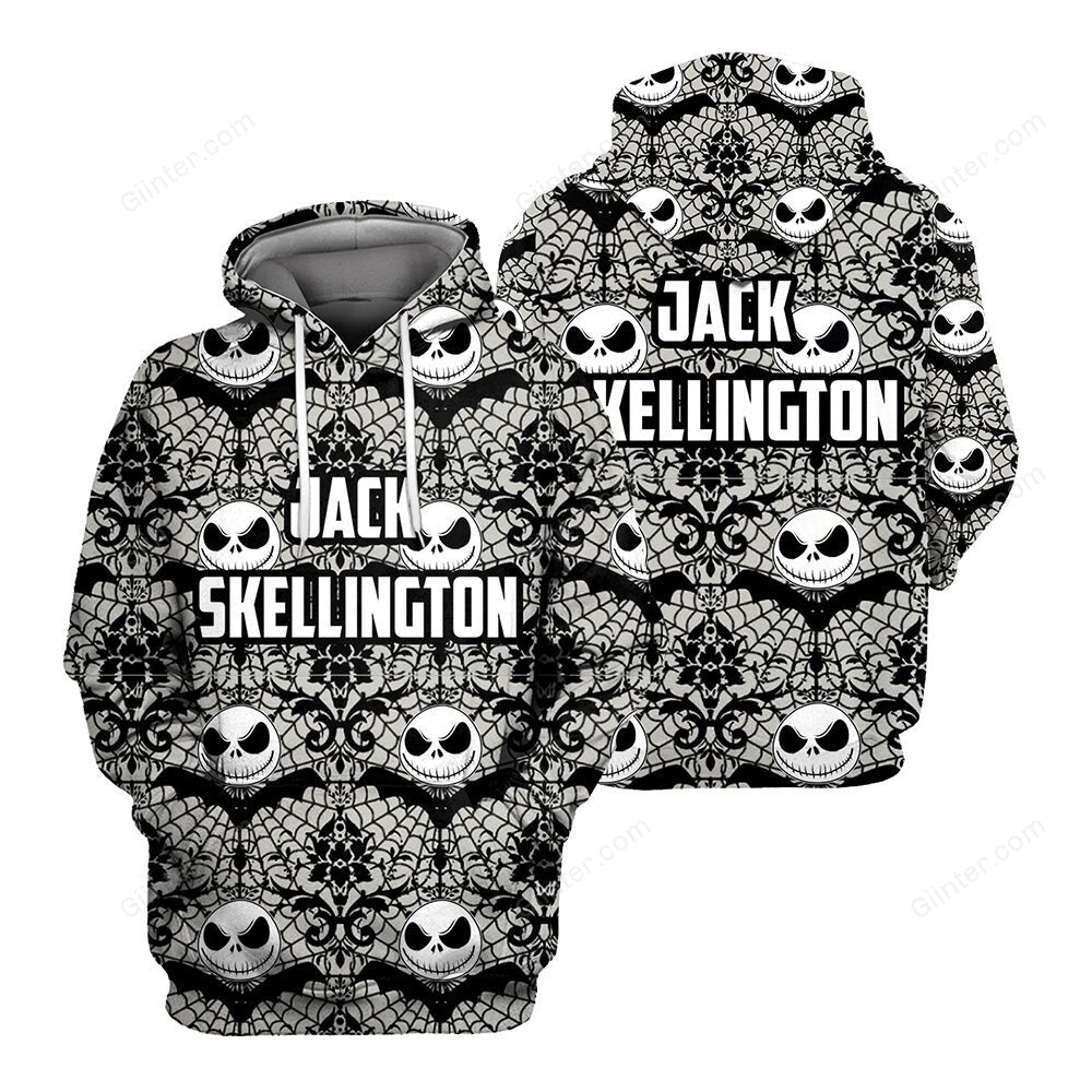 Jack Skellington Hoodie 3D All Over Printed Shirts For Men And Women 496