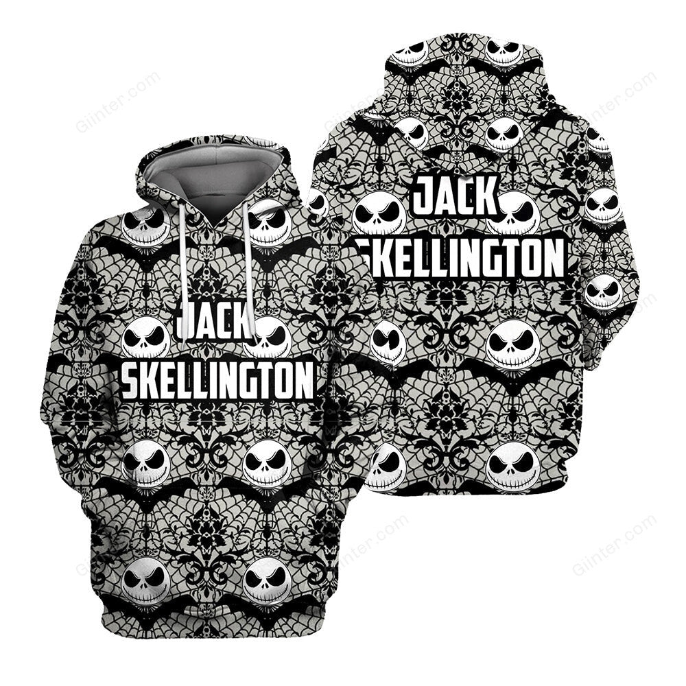 Jack Skellington Hoodie 3D All Over Printed Shirts For Men And Women 496