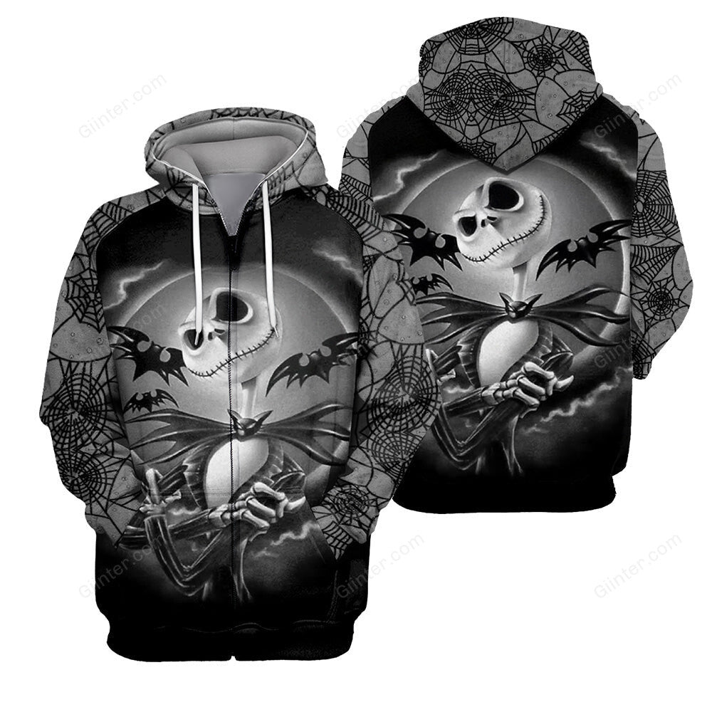 Jack Skellington Hoodie 3D All Over Printed Shirts For Men And Women 497