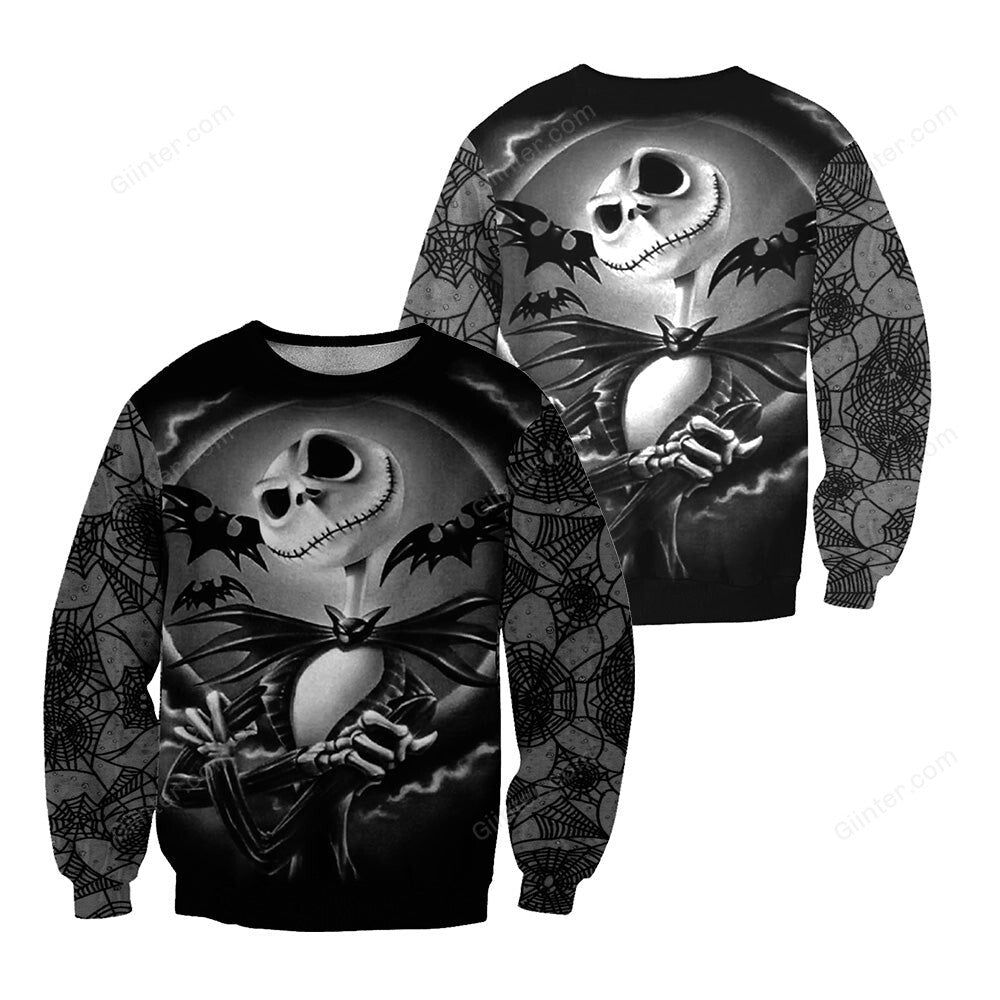 Jack Skellington Hoodie 3D All Over Printed Shirts For Men And Women 497