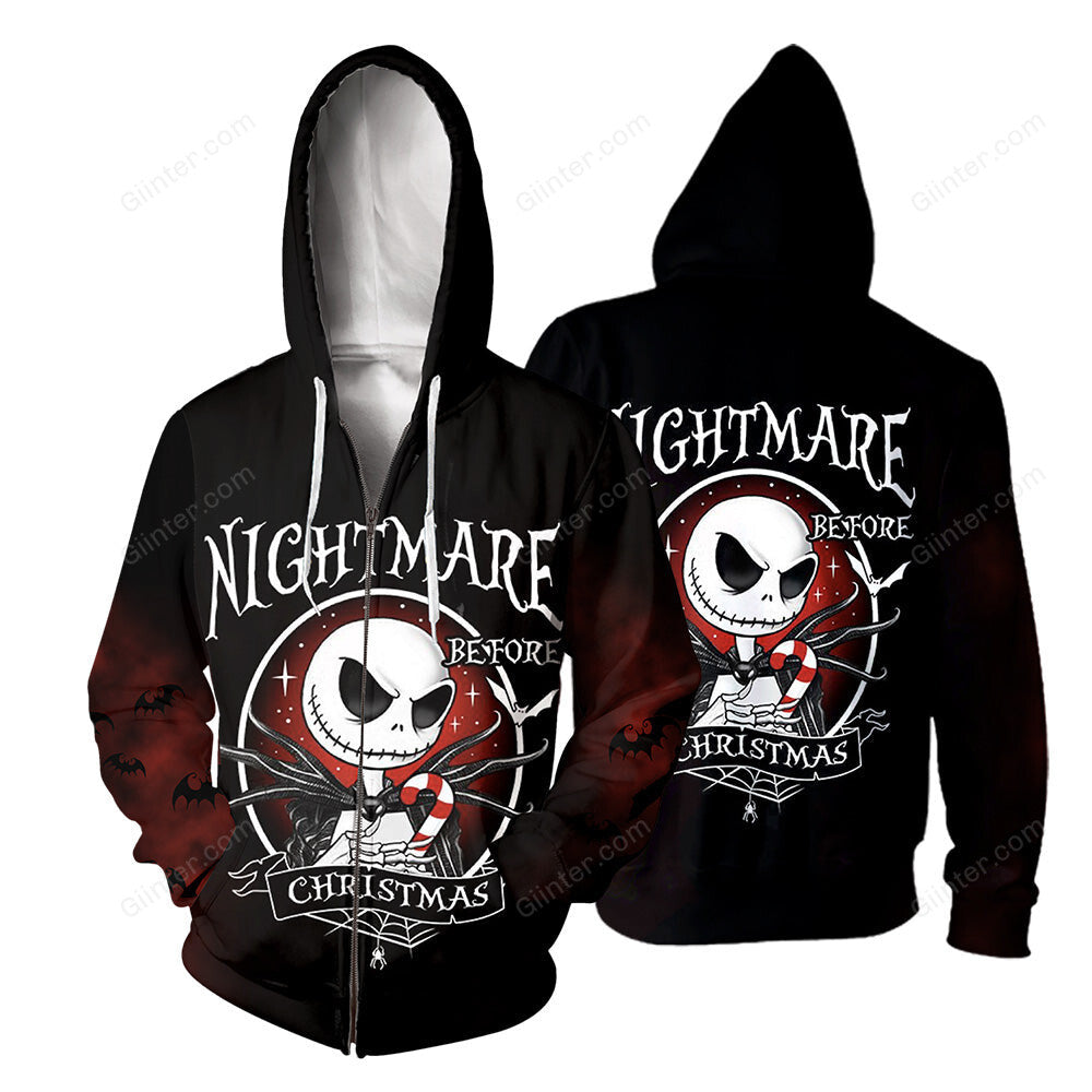 Jack Skellington Hoodie 3D All Over Printed Shirts For Men And Women 498