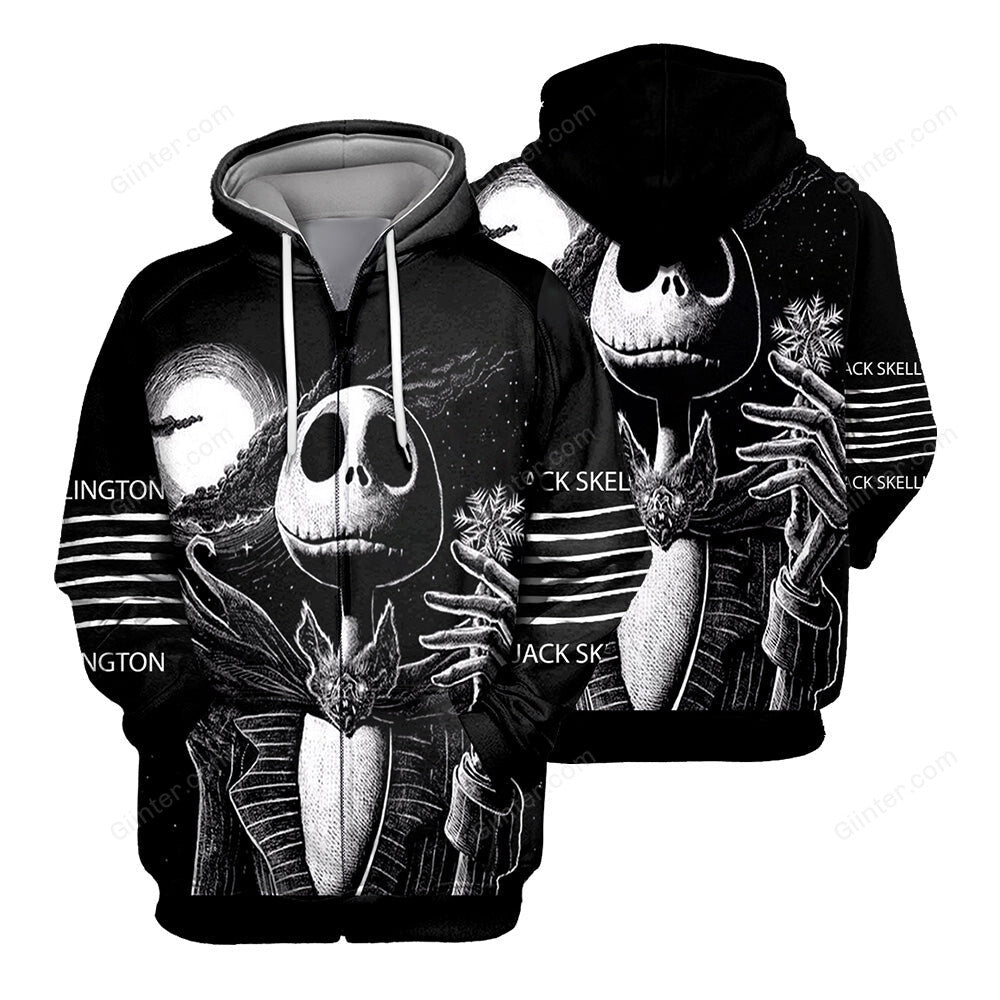 Jack Skellington Hoodie 3D All Over Printed Shirts For Men And Women 499