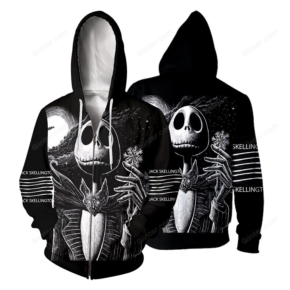 Jack Skellington Hoodie 3D All Over Printed Shirts For Men And Women 499