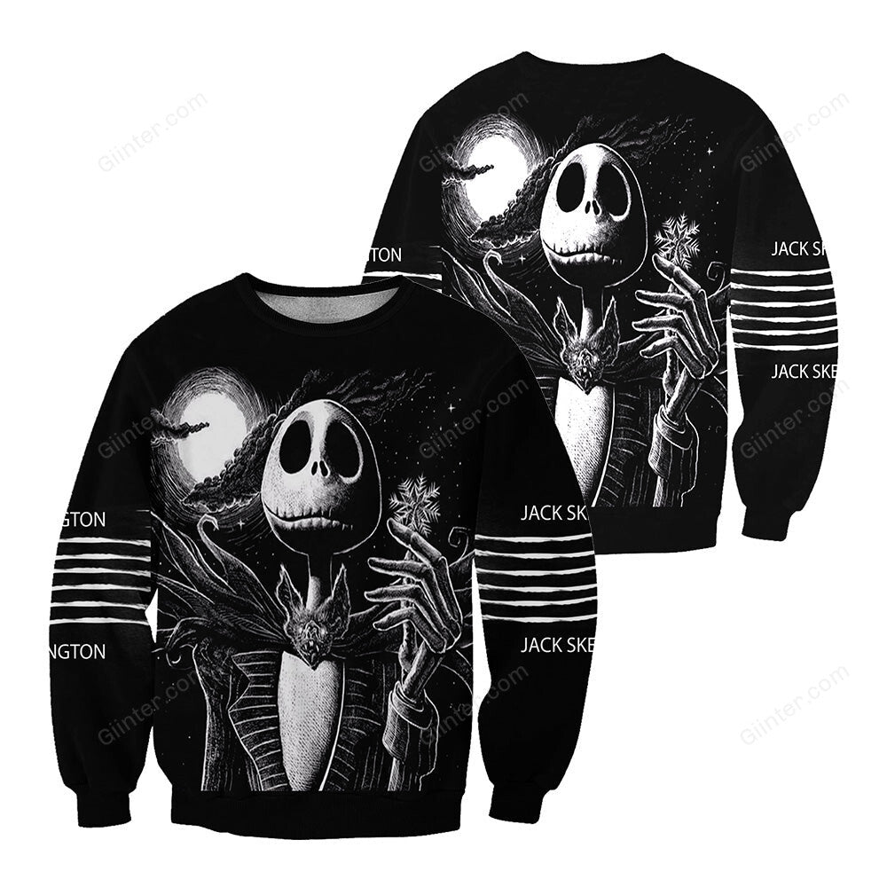 Jack Skellington Hoodie 3D All Over Printed Shirts For Men And Women 499