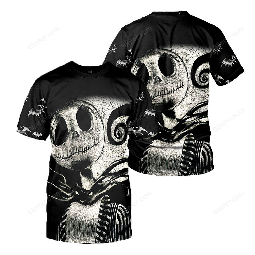 Jack Skellington Hoodie 3D All Over Printed Shirts For Men And Women 500