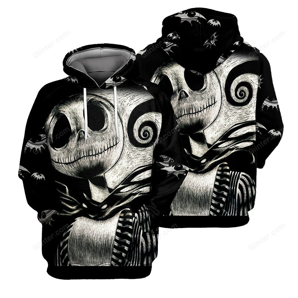 Jack Skellington Hoodie 3D All Over Printed Shirts For Men And Women 500