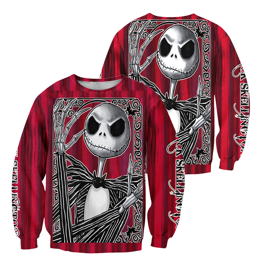 Jack Skellington Hoodie 3D All Over Printed Shirts For Men And Women 501
