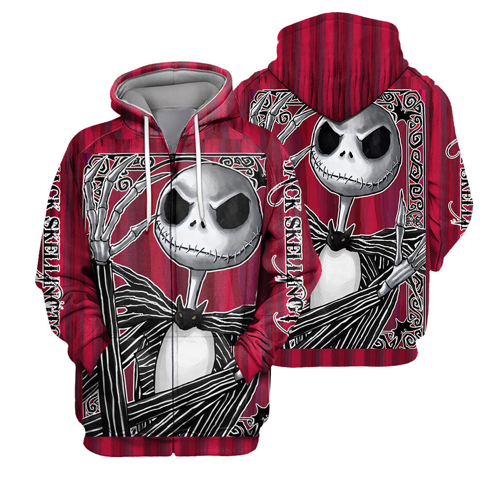 Jack Skellington Hoodie 3D All Over Printed Shirts For Men And Women 501