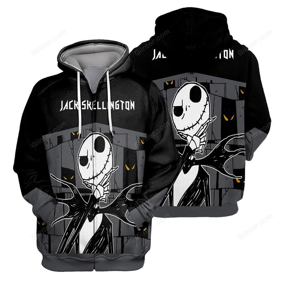 Jack Skellington Hoodie 3D All Over Printed Shirts For Men And Women 502