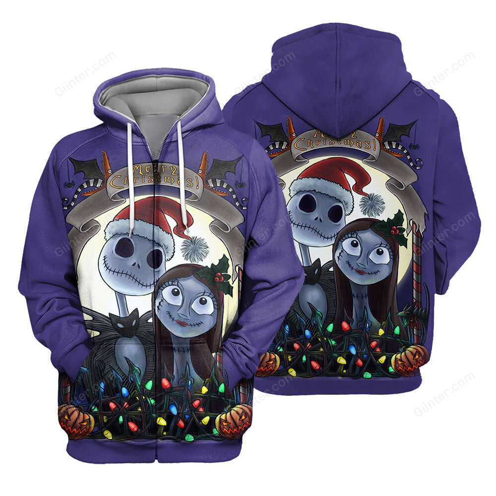 Jack Skellington Hoodie 3D All Over Printed Shirts For Men And Women 503